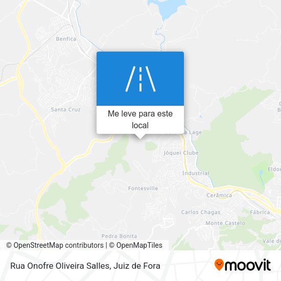 Rua Onofre Oliveira Salles mapa