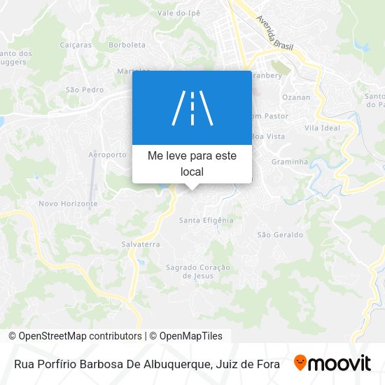 Rua Porfírio Barbosa De Albuquerque mapa
