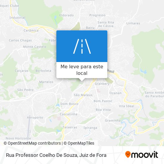 Rua Professor Coelho De Souza mapa