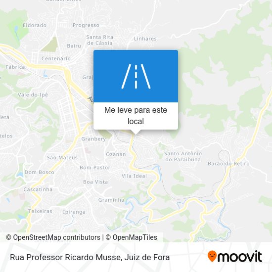Rua Professor Ricardo Musse mapa