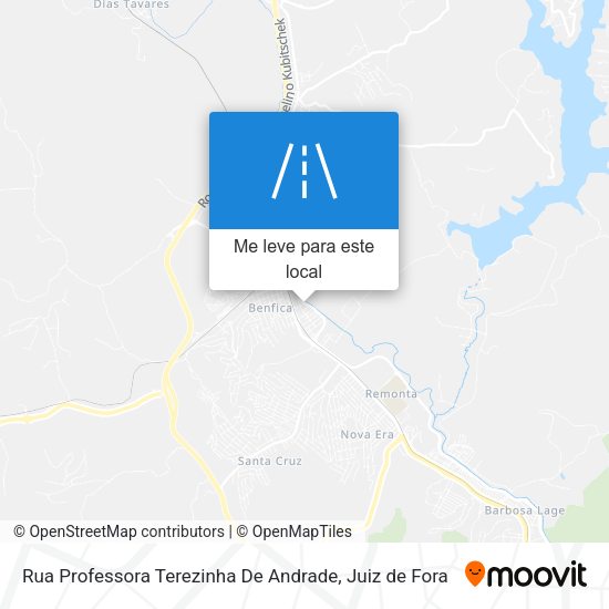 Rua Professora Terezinha De Andrade mapa