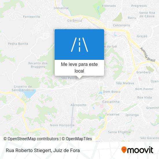 Rua Roberto Stiegert mapa