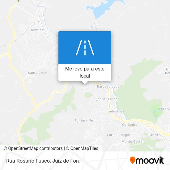 Rua Rosário Fusco mapa