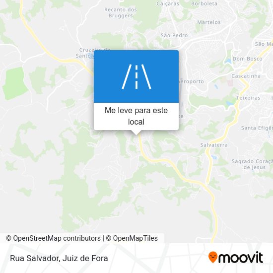 Rua Salvador mapa