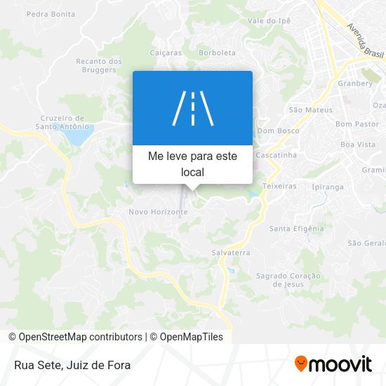 Rua Sete mapa