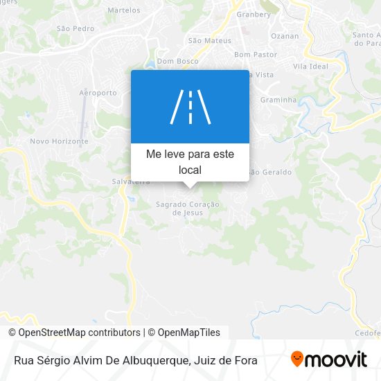 Rua Sérgio Alvim De Albuquerque mapa