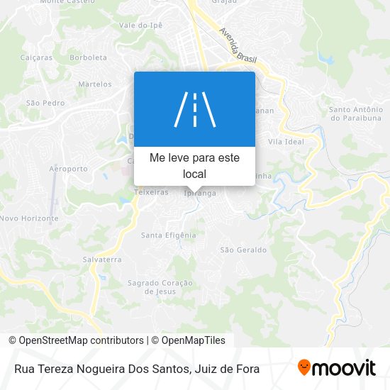 Rua Tereza Nogueira Dos Santos mapa