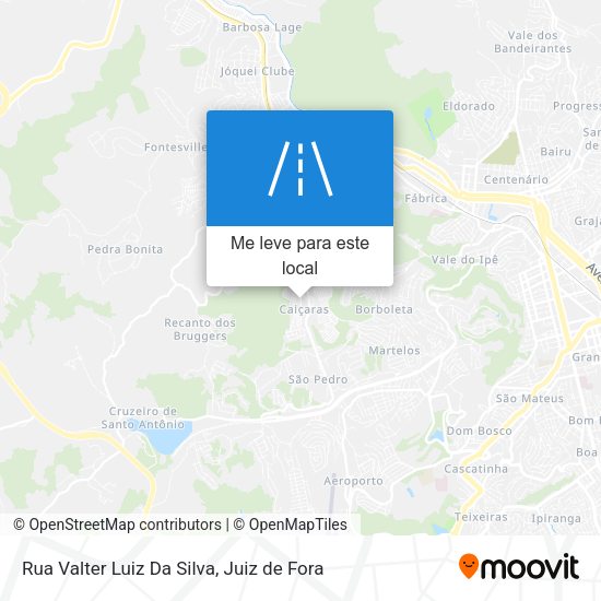 Rua Valter Luiz Da Silva mapa
