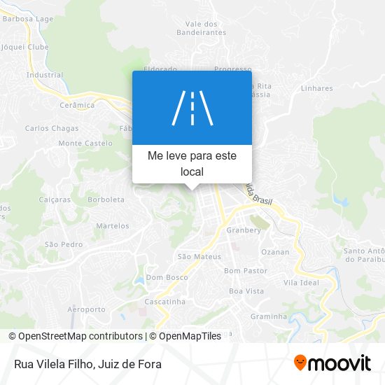 Rua Vilela Filho mapa