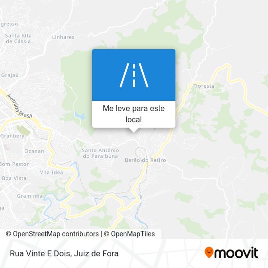 Rua Vinte E Dois mapa