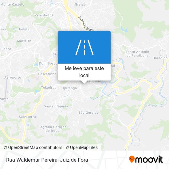 Rua Waldemar Pereira mapa