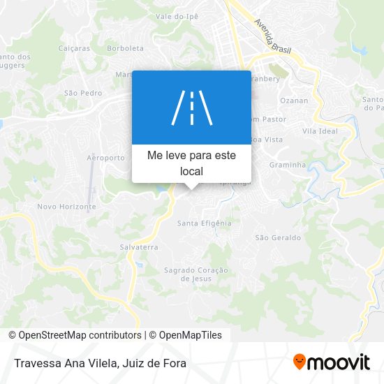 Travessa Ana Vilela mapa