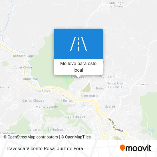 Travessa Vicente Rosa mapa