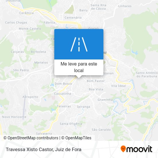 Travessa Xisto Castor mapa
