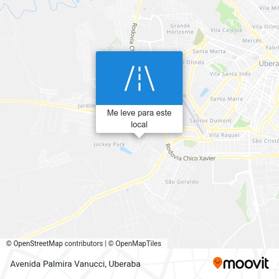 Avenida Palmira Vanucci mapa