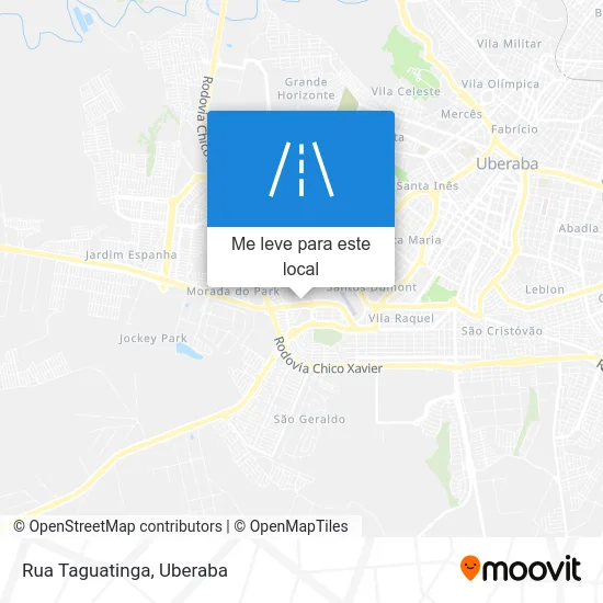 Rua Taguatinga mapa
