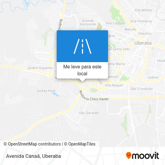 Avenida Canaã mapa
