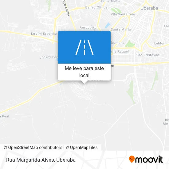 Rua Margarida Alves mapa