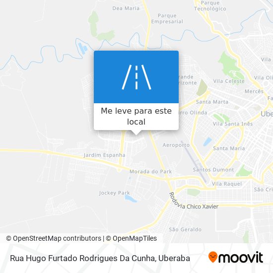 Rua Hugo Furtado Rodrigues Da Cunha mapa