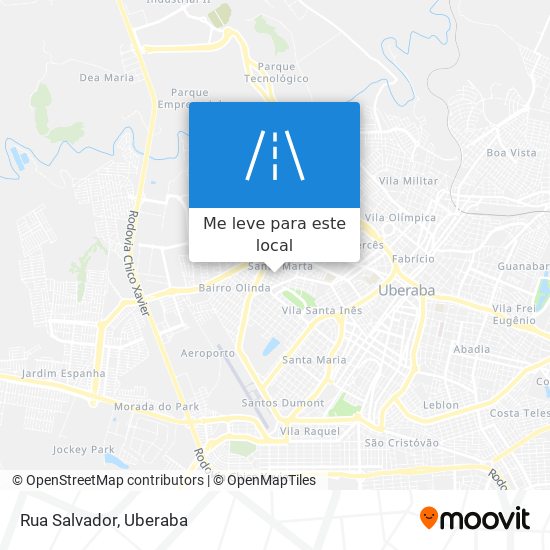 Rua Salvador mapa