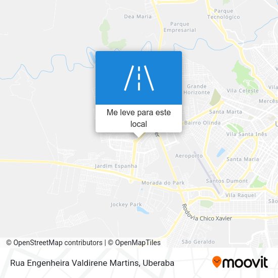 Rua Engenheira Valdirene Martins mapa