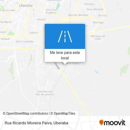 Rua Ricardo Moreira Paiva mapa