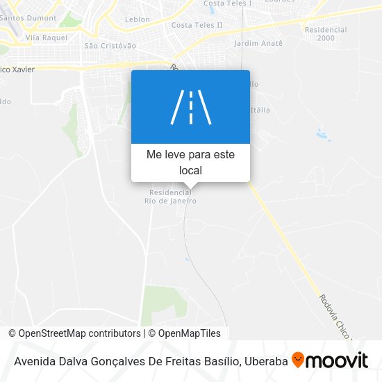 Avenida Dalva Gonçalves De Freitas Basílio mapa