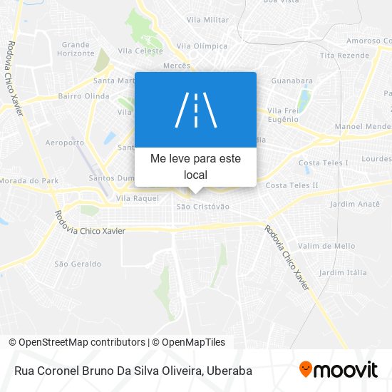 Rua Coronel Bruno Da Silva Oliveira mapa