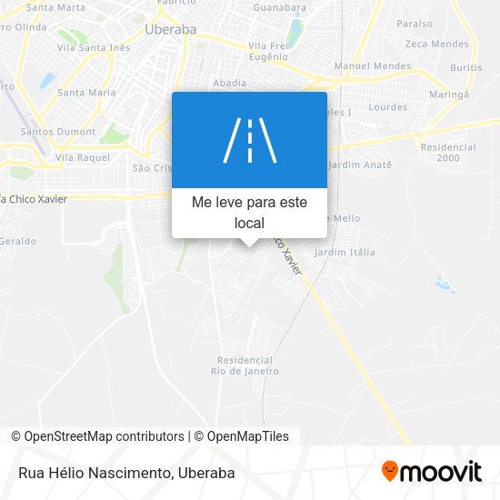 Rua Hélio Nascimento mapa