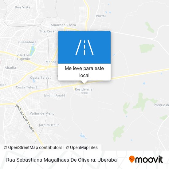 Rua Sebastiana Magalhaes De Oliveira mapa