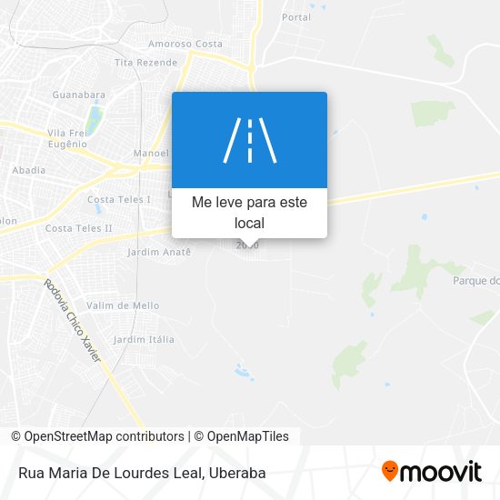Rua Maria De Lourdes Leal mapa