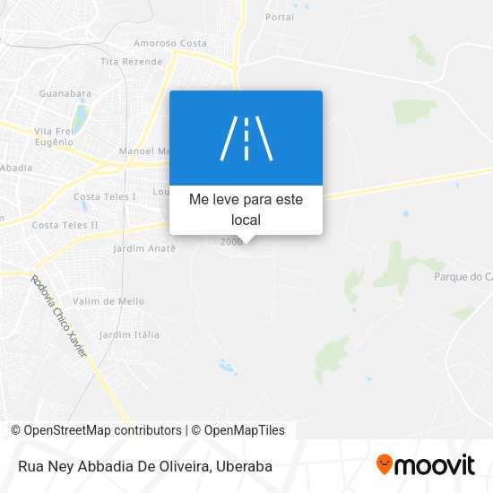 Rua Ney Abbadia De Oliveira mapa