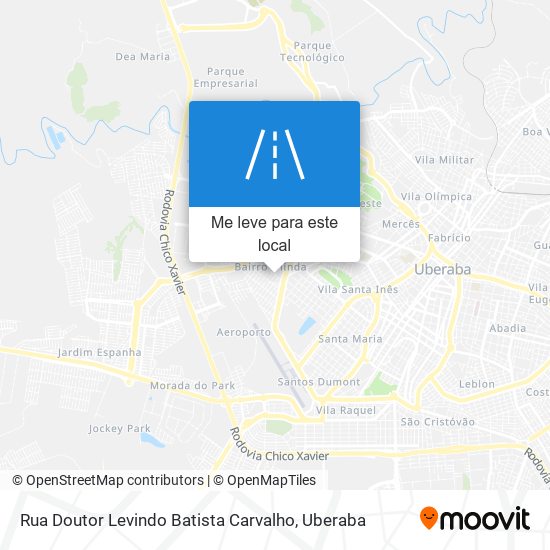 Rua Doutor Levindo Batista Carvalho mapa