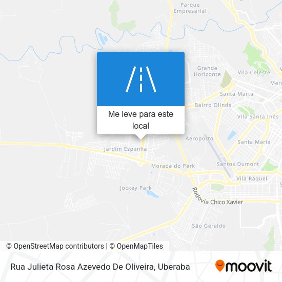 Rua Julieta Rosa Azevedo De Oliveira mapa