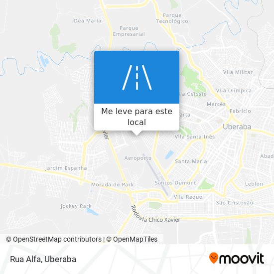 Rua Alfa mapa