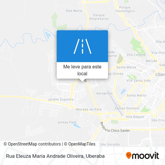 Rua Eleuza Maria Andrade Oliveira mapa
