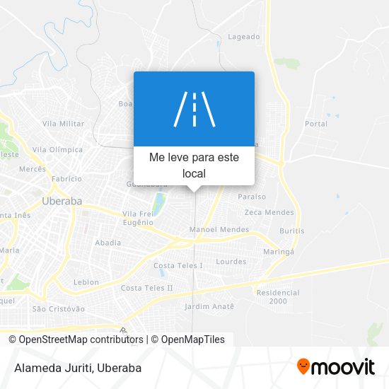 Alameda Juriti mapa