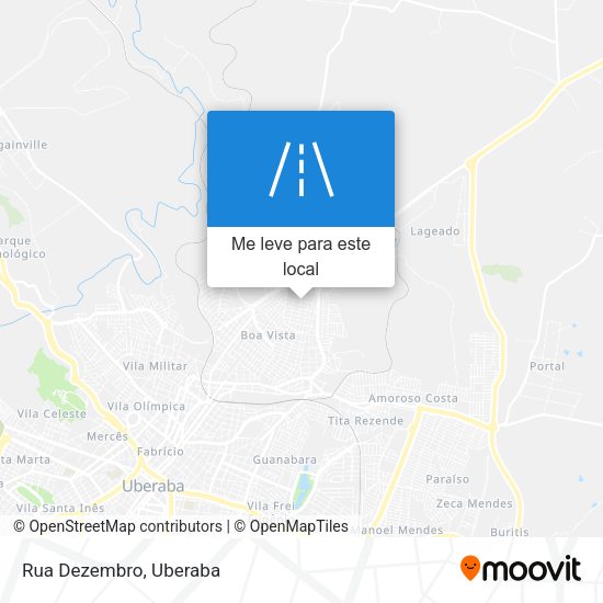 Rua Dezembro mapa