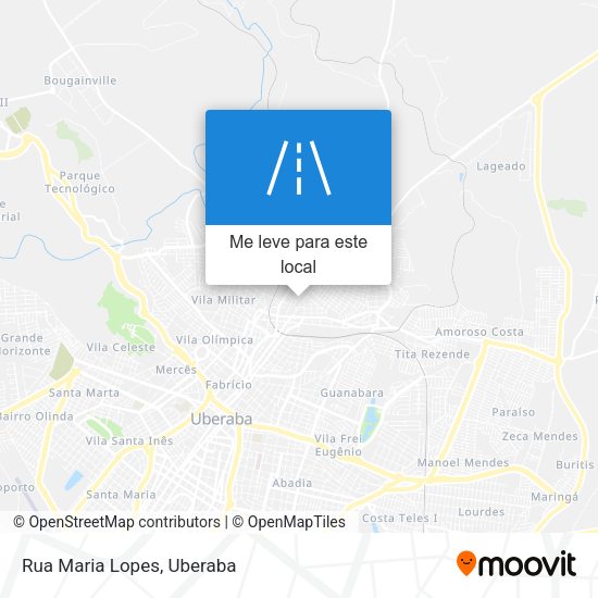 Rua Maria Lopes mapa