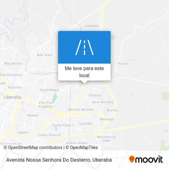 Avenida Nossa Senhora Do Desterro mapa
