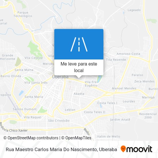 Rua Maestro Carlos Maria Do Nascimento mapa