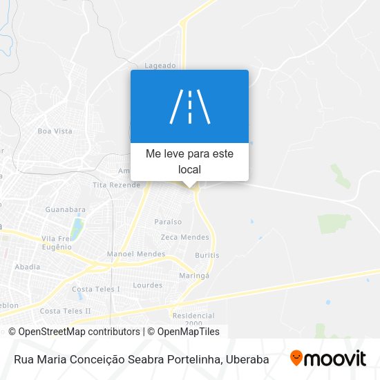 Rua Maria Conceição Seabra Portelinha mapa