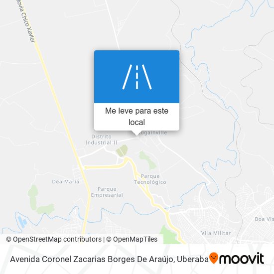 Avenida Coronel Zacarias Borges De Araújo mapa