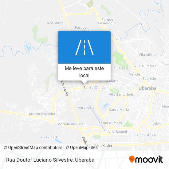 Rua Doutor Luciano Silvestre mapa