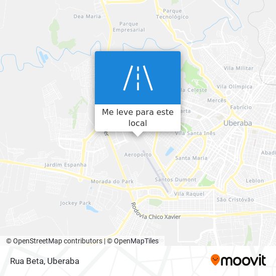 Rua Beta mapa