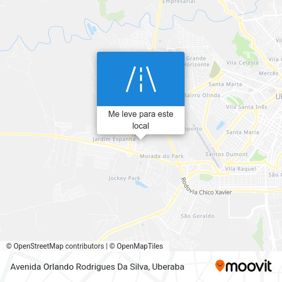 Avenida Orlando Rodrigues Da Silva mapa