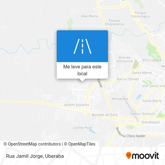 Rua Jamil Jorge mapa