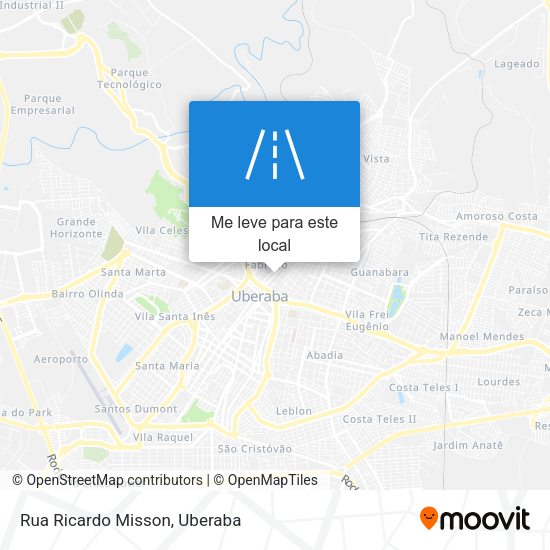 Rua Ricardo Misson mapa