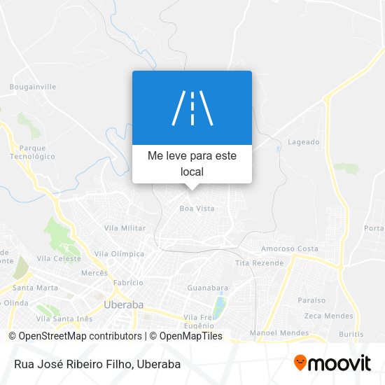 Rua José Ribeiro Filho mapa