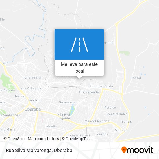 Rua Silva Malvarenga mapa